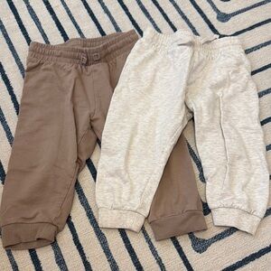 Kids Bottoms in Brown and Light Gray